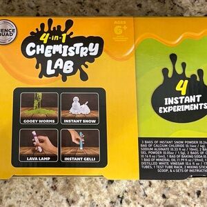 🧪 NEW Science Squad 4-in-1 Chemistry Lab Kit – STEM Experiments